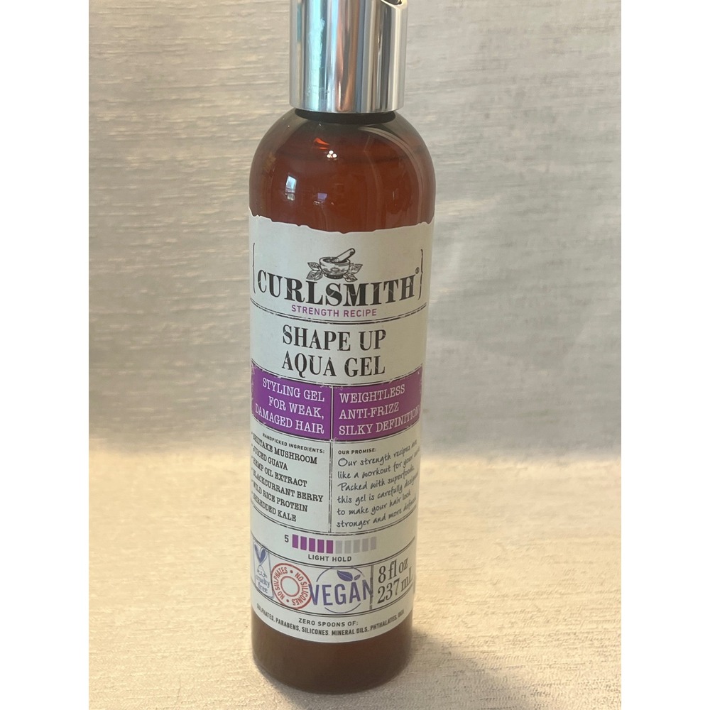 Curlsmith Shape Up Aqua Gel Weightless Styling Gel for Weak Damaged Hair 8oz - Picture 1 of 3